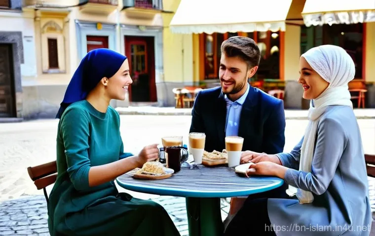 이슬람 인종 다양성 - **Prompt 1: Indonesian Muslim Family Celebrating Eid**
    "A joyous Indonesian Muslim family celebr...